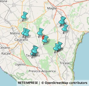 Mappa Contrada Padula SNC, 73049 Ruffano LE, Italia (6.79643)