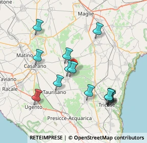 Mappa Contrada Padula SNC, 73049 Ruffano LE, Italia (8.32643)