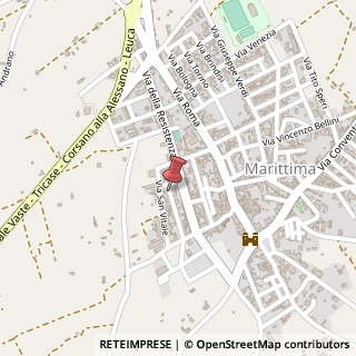 Mappa Via Giordano Bruno, 4, 73030 Marittima LE, Italia, 73020 Diso, Lecce (Puglia)