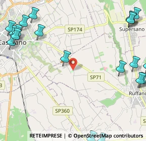 Mappa C.da manfio, 73042 Casarano LE, Italia (3.727)
