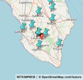 Mappa C.da manfio, 73042 Casarano LE, Italia (13.26333)