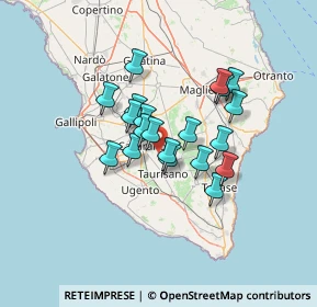 Mappa C.da manfio, 73042 Casarano LE, Italia (10.674)