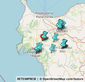 Mappa Via Guglielmo Marconi, 07040 Olmedo SS, Italia (12.1735)