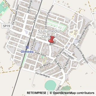 Mappa Piazza De Gasperi,  8, 07040 Olmedo, Sassari (Sardegna)