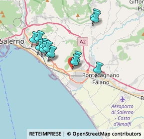 Mappa Via Libeccio, 84131 Salerno SA, Italia (3.56923)