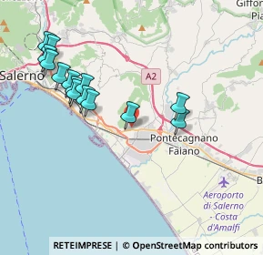 Mappa Via Libeccio, 84131 Salerno SA, Italia (4.35857)