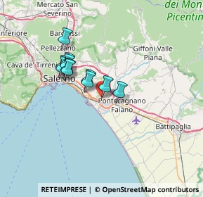 Mappa Via Libeccio, 84131 Salerno SA, Italia (5.66727)