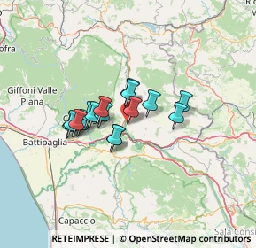 Mappa Via Medaglia d'oro, 84024 Contursi Terme SA, Italia (9.6675)