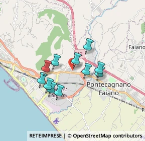 Mappa Via Cupa S. Martino, 84131 Salerno SA, Italia (1.47364)