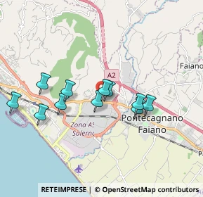 Mappa Via Cupa S. Martino, 84131 Salerno SA, Italia (1.70909)