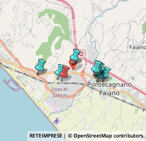 Mappa Via Cupa S. Martino, 84131 Salerno SA, Italia (1.29923)