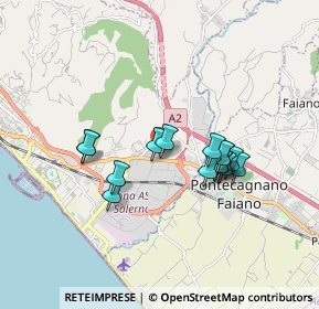 Mappa Via Cupa S. Martino, 84131 Salerno SA, Italia (1.538)