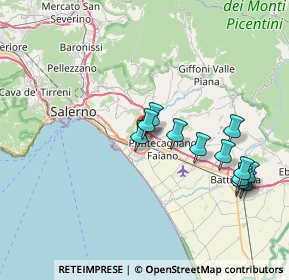 Mappa Via Cupa S. Martino, 84131 Salerno SA, Italia (7.89917)