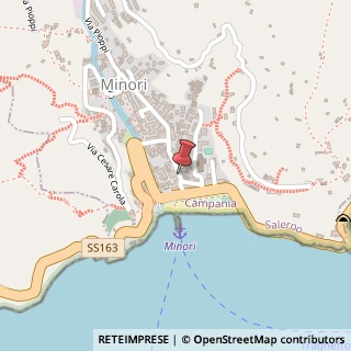 Mappa Corso vittorio emanuele 109, 84010 Maiori, Salerno (Campania)