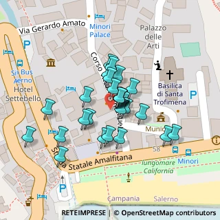 Mappa Piazza Umberto I, 84010 Minori SA, Italia (0.02759)