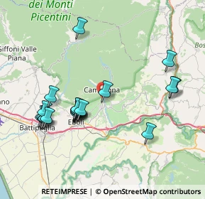 Mappa Via S. Vito, 84020 Campagna SA, Italia (8.5525)