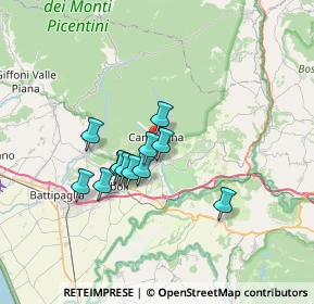 Mappa Via S. Vito, 84020 Campagna SA, Italia (5.59083)