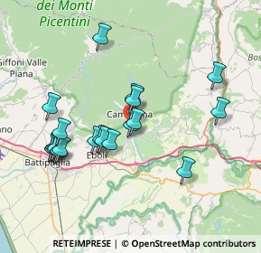 Mappa Via S. Vito, 84020 Campagna SA, Italia (7.9265)