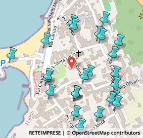 Mappa Via Angelo Cosenza, 80062 Meta NA, Italia (0.144)