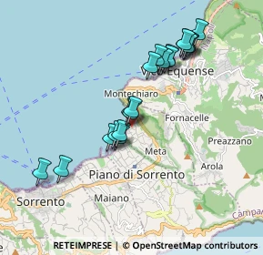 Mappa Via Angelo Cosenza, 80062 Meta NA, Italia (1.8425)