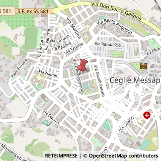 Mappa Via G. Galilei, 91, 72013 Ceglie Messapica, Brindisi (Puglia)