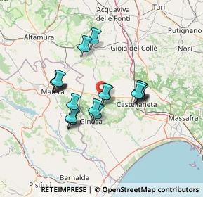 Mappa Contrada Candelora, 74014 Laterza TA, Italia (12.33)