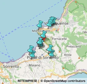 Mappa Via Olivari, 80062 Meta NA, Italia (1.26429)