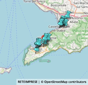 Mappa Via Olivari, 80062 Meta NA, Italia (5.40889)