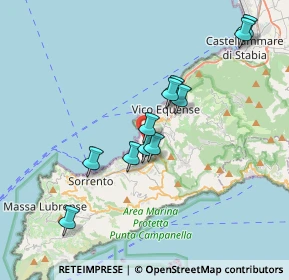 Mappa Via Olivari, 80062 Meta NA, Italia (3.51636)