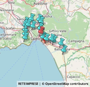 Mappa Via Fangariello, 84131 Salerno SA, Italia (12.14263)