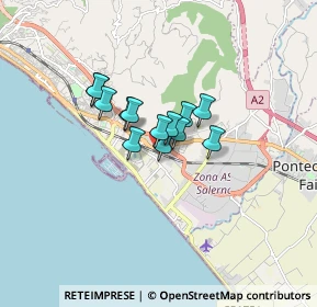 Mappa Via Fangariello, 84131 Salerno SA, Italia (1.02)