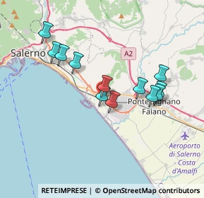 Mappa Via Fangariello, 84131 Salerno SA, Italia (3.48083)