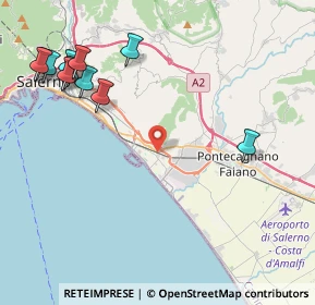 Mappa Via Fangariello, 84131 Salerno SA, Italia (5.82545)