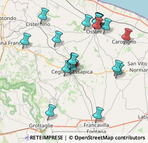 Mappa Via Herford, 72013 Ceglie Messapica BR, Italia (8.4755)