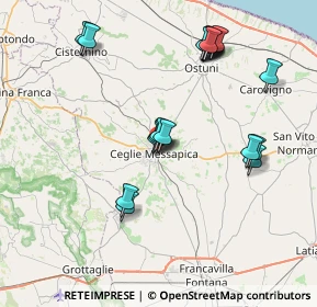 Mappa Via Herford, 72013 Ceglie Messapica BR, Italia (8.6085)