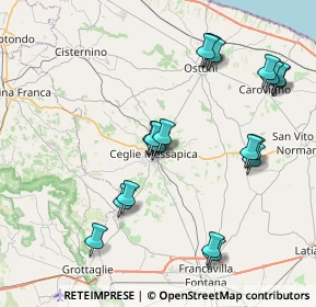 Mappa Via Herford, 72013 Ceglie Messapica BR, Italia (9.0665)