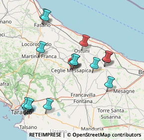 Mappa Via Herford, 72013 Ceglie Messapica BR, Italia (18.34)