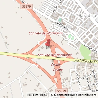 Mappa Via Provinciale San Vito, 160, 72100 Brindisi, Brindisi (Puglia)
