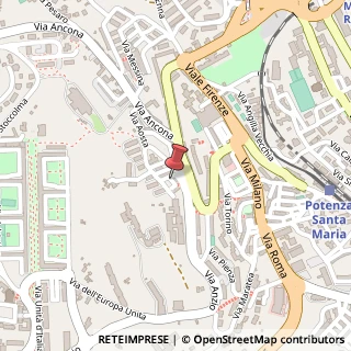 Mappa Via Sabbioneta,  3, 85100 Potenza, Potenza (Basilicata)