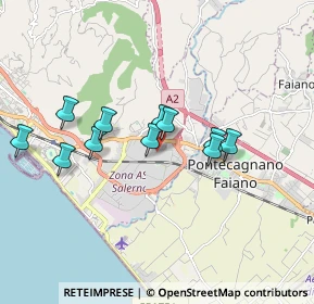 Mappa Via Guglielmo Talamo, 84131 Salerno SA, Italia (1.64364)