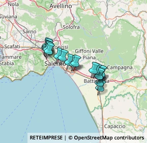Mappa Via Guglielmo Talamo, 84131 Salerno SA, Italia (10.9505)