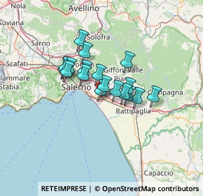 Mappa Via Guglielmo Talamo, 84131 Salerno SA, Italia (9.64889)