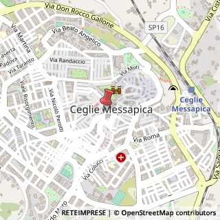 Mappa Piazza Plebiscito, 7, 72013 Ceglie Messapica, Brindisi (Puglia)