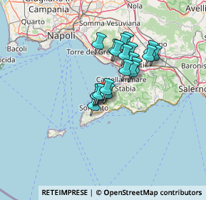 Mappa Via Eduardo de Martino, 80062 Meta NA, Italia (10.643)