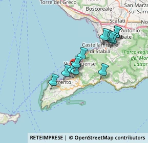 Mappa Via Eduardo de Martino, 80062 Meta NA, Italia (6.26)