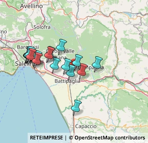 Mappa Olevano Sul Tusciano, 84025 Eboli SA, Italia (14.851)