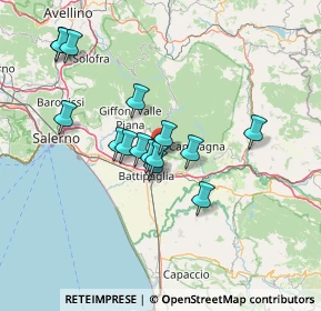 Mappa Olevano Sul Tusciano, 84025 Eboli SA, Italia (13.13933)