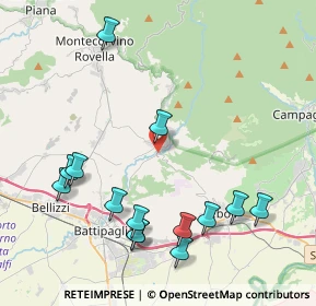 Mappa Olevano Sul Tusciano, 84025 Eboli SA, Italia (5.08857)