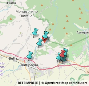 Mappa Olevano Sul Tusciano, 84025 Eboli SA, Italia (3.49667)