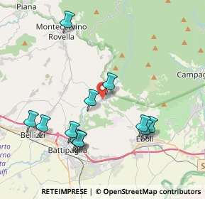 Mappa Olevano Sul Tusciano, 84025 Eboli SA, Italia (4.50167)